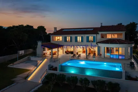 Luxury Villa Beautiful blue sea view basketball court, 7 bedrooms in Sibenik unique for sale For Super Rich