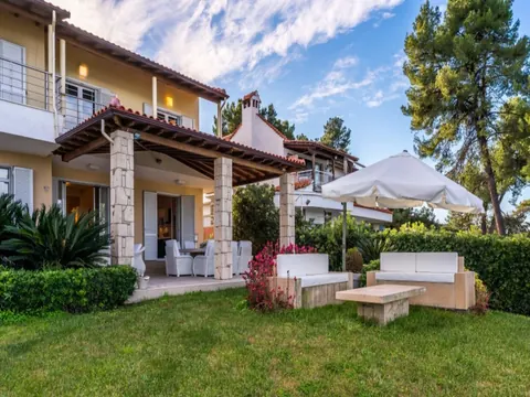 Elegant Villa Beach Front,  Mediterranean view, 6 bedrooms in Halkidiki exclusive for sale For Super Rich