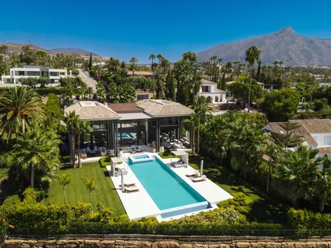 Luxury House views to the greens of Los Naranjos Golf Course heated pool and Jacuzzi, 6 bedrooms in Marbella ads for sale For Super Rich
