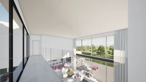 Architectural Villa Golf View sparkling swimming pool, 5 bedrooms in Almada image for sale For Super Rich