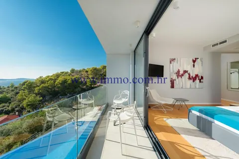 Modern Villa Sea View 200 meters away from sea, 4 bedrooms in Hvar - Split available for sale For Super Rich