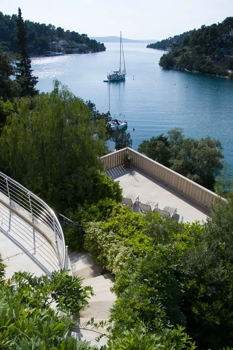 Luxury Villa private moorings for the boats waterfront, 10 bedrooms in Brac island search for sale For Super Rich