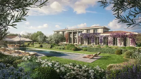 Country Villa Salt water swimming pool of 16 x 4, 6 bedrooms in Santa Maria del Camí - Mallorca New for sale For Super Rich