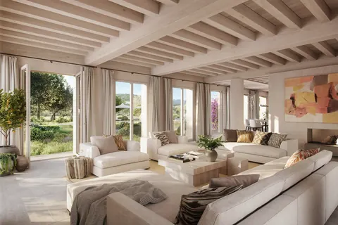 Country Villa Salt water swimming pool of 16 x 4, 6 bedrooms in Santa Maria del Camí - Mallorca buy for sale For Super Rich