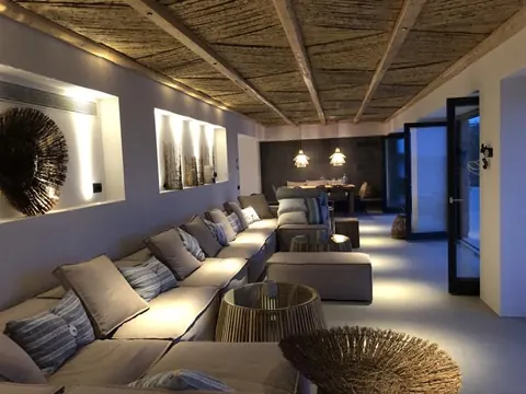 Luxury Villa Ocean front Pool, BBQ, jacuzzi & a playroom, 6 bedrooms in Mykonos exclusive for sale For Super Rich Luxury Villa Ocean front Pool, BBQ, jacuzzi & a playroom, 6 bedrooms in Mykonos exclusive for sale For Super Rich
