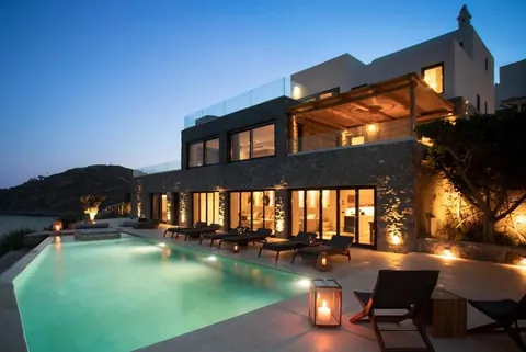 Luxury Villa Ocean front Pool, BBQ, jacuzzi & a playroom, 6 bedrooms in Mykonos buy for sale For Super Rich Luxury Villa Ocean front Pool, BBQ, jacuzzi & a playroom, 6 bedrooms in Mykonos buy for sale For Super Rich
