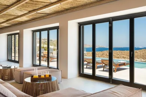 Luxury Villa Ocean front Pool, BBQ, jacuzzi & a playroom, 6 bedrooms in Mykonos unique for sale For Super Rich Luxury Villa Ocean front Pool, BBQ, jacuzzi & a playroom, 6 bedrooms in Mykonos unique for sale For Super Rich