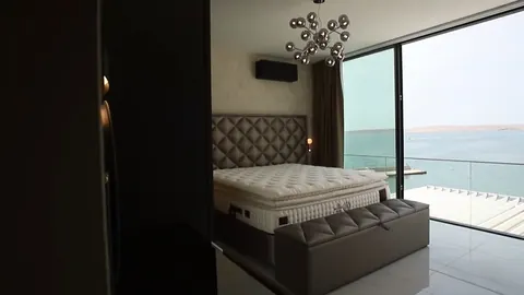 Modern Villa private mooring for a boat/yacht first row to the sea, 4 bedrooms in Zadar price for sale For Super Rich