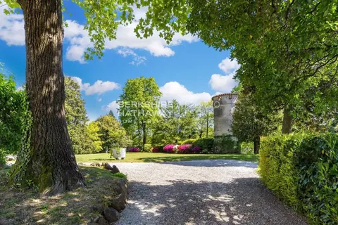 Century Castle with charming little church, inside the park, multiples bedrooms in Torre Canavese - Piedmont property for sale For Super Rich