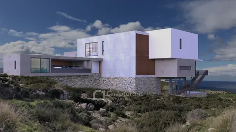 Luxury Villa Panoramic View Pool, 6 bedrooms in Pathos Peyia available for sale For Super Rich