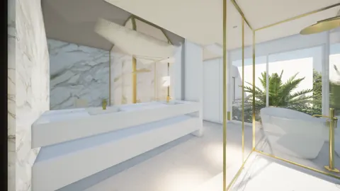 Architectural Villa Golf View sparkling swimming pool, 5 bedrooms in Almada properties for sale For Super Rich
