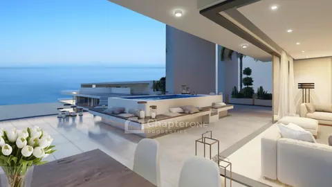 Luxury Apartment Rooftop infinity swimming pool Horizon view, 4 bedrooms in Kato Paphos search for sale For Super Rich