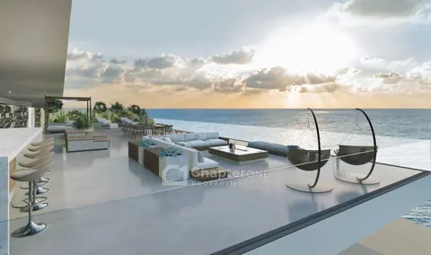 Luxury Apartment Rooftop infinity swimming pool Horizon view, 4 bedrooms in Kato Paphos price for sale For Super Rich