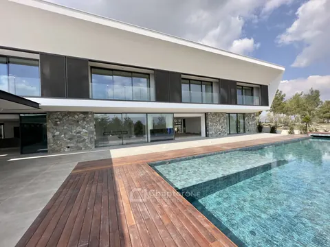 Contemporary Villa Panoramic View Pool, jacuzzi, and a waterfall, 6 bedrooms in Nicosia property for sale For Super Rich
