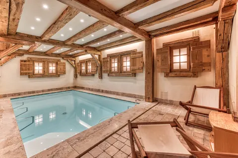Luxury Chalet Panoramic View Mountain View, 6 bedrooms in Megève search for sale For Super Rich