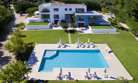 Premium Villa Private beach with direct access Beachfront, 8 bedrooms in Corfu XAL_79 for sale For Super Rich