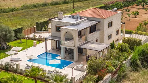 Luxury Villa Beach Front Mountain View, 5 bedrooms in Georgioupolis Apokoronas Chania Crete buy for sale For Super Rich