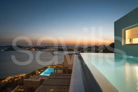 Elegant Villa Myconian Palace Panoramic sea view, 8 bedrooms in Mykonos buy for sale For Super Rich