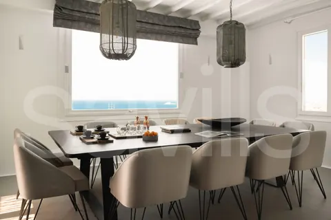 Elegant Villa Myconian Palace Panoramic sea view, 8 bedrooms in Mykonos real estate for sale For Super Rich