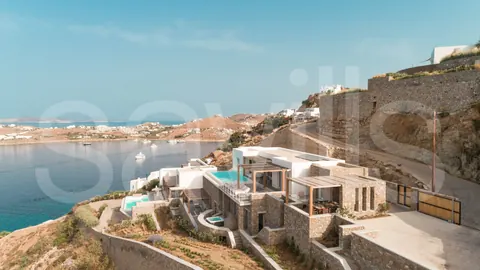 Elegant Villa Myconian Palace Panoramic sea view, 8 bedrooms in Mykonos
