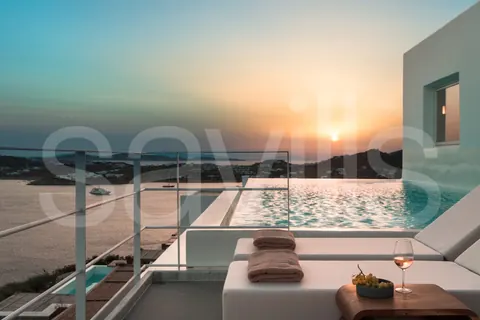 Elegant Villa Myconian Palace Panoramic sea view, 8 bedrooms in Mykonos 4051 Mykonos for sale For Super Rich