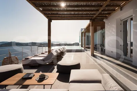 Elegant Villa Myconian Palace Panoramic sea view, 8 bedrooms in Mykonos search for sale For Super Rich