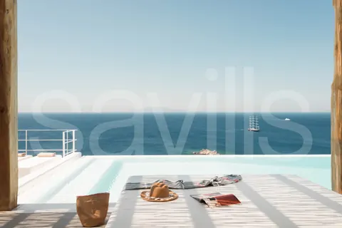 Elegant Villa Myconian Palace Panoramic sea view, 8 bedrooms in Mykonos best for sale For Super Rich