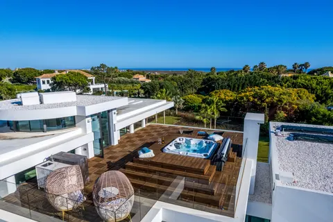 Modern Villa Sea View, 7 bedrooms in Quinta do Lago photos for sale For Super Rich