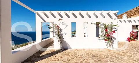 Luxury Villa Panoramic views of Delos to Tinos and Syros infinity pool, 7 bedrooms in Mykonos buy for sale For Super Rich
