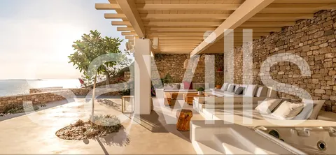 Luxury Villa Panoramic views of Delos to Tinos and Syros infinity pool, 7 bedrooms in Mykonos deal for sale For Super Rich