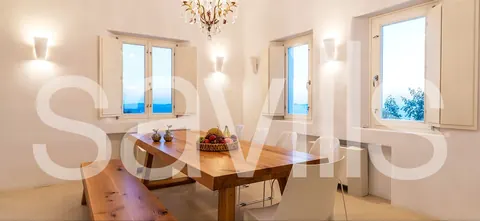 Luxury Villa Panoramic views of Delos to Tinos and Syros infinity pool, 7 bedrooms in Mykonos top for sale For Super Rich