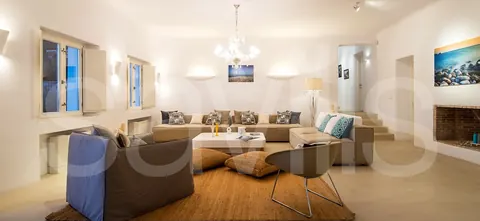 Luxury Villa Panoramic views of Delos to Tinos and Syros infinity pool, 7 bedrooms in Mykonos ultra luxury for sale For Super Rich