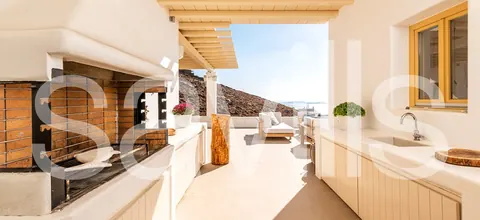 Luxury Villa Panoramic views of Delos to Tinos and Syros infinity pool, 7 bedrooms in Mykonos value for sale For Super Rich