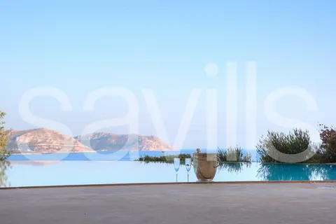 Luxury Villa one-of-a-kind breathtaking views of the Greek blue sea, 9 bedrooms in Agios Nikolaos - Anavyssos best for sale For Super Rich