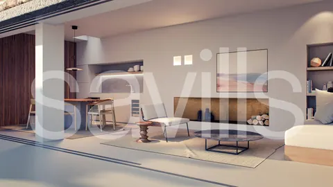 Architectural Villa Panoramic romantic setting Pool facing Greek beaches, 8 bedrooms in Santorini search for sale For Super Rich