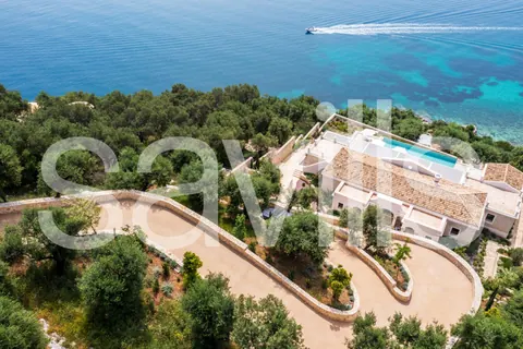 High-end Villa breathtaking 180-degree sea views  infinity pool, 9 bedrooms in Corfu best for sale For Super Rich