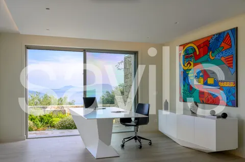 High-end Villa breathtaking 180-degree sea views  infinity pool, 9 bedrooms in Corfu expensive for sale For Super Rich