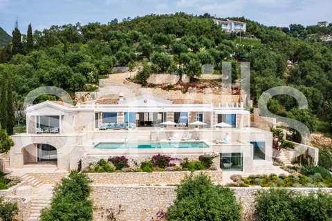 High-end Villa breathtaking 180-degree sea views  infinity pool, 9 bedrooms in Corfu