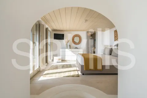 Architectural Villa Breathtaking 180-degrees views Rock Swimming pool, 10 bedrooms in Mykonos exclusive for sale For Super Rich