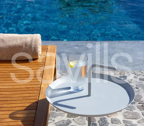 Minimal  Villa Greek sunshine views swimming pool, 8 bedrooms in Santorini search for sale For Super Rich