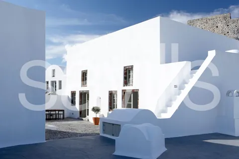 Minimal  Villa Greek sunshine views swimming pool, 8 bedrooms in Santorini price for sale For Super Rich
