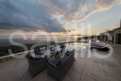 Luxury Villa Amazing views Sea & Sunset Infinity pool, 7 bedrooms in Peloponnese - Messinia property for sale For Super Rich