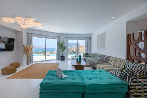 High-end Villa Beach front on Ftelia Beach 100m2 infinity pool, 7 bedrooms in Mykonos price for sale For Super Rich High-end Villa Beach front on Ftelia Beach 100m2 infinity pool, 7 bedrooms in Mykonos price for sale For Super Rich