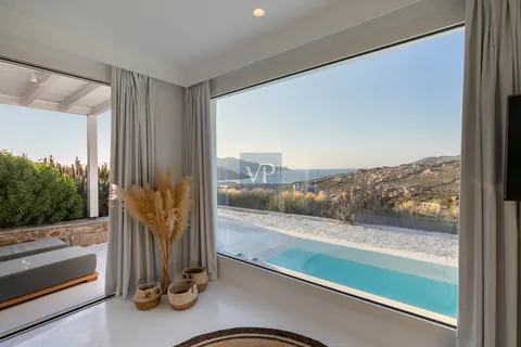 High-end Villa Beach front on Ftelia Beach 100m2 infinity pool, 7 bedrooms in Mykonos photo for sale For Super Rich High-end Villa Beach front on Ftelia Beach 100m2 infinity pool, 7 bedrooms in Mykonos photo for sale For Super Rich