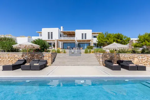 Architectural Villa Del Mar panoramic sea views, 5 bedrooms in Paros