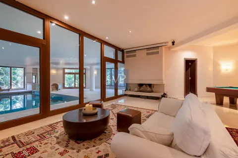 Elegant Villa Breathtaking views Indoor swimming pool, 5 bedrooms in Athens image for sale For Super Rich