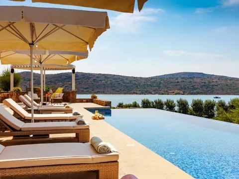 Premium Villa Panoramic View, 3-minute walk from the private beach, 6 bedrooms in Crete available for sale For Super Rich