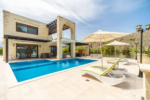 Luxury Villa Beach Front Mountain View, 5 bedrooms in Georgioupolis Apokoronas Chania Crete search for sale For Super Rich