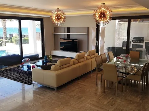 Elegant House Seafront, sea views Infinity edge plunge pool, 4 bedrooms in Amathounta Limassol Classified ads for sale For Super Rich