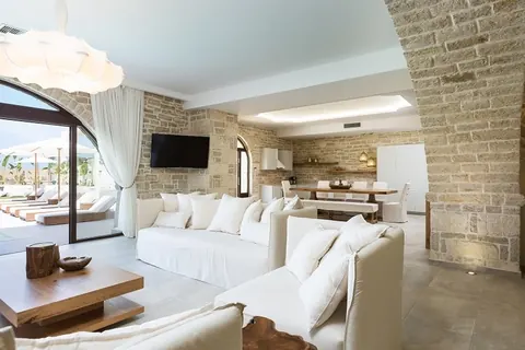 Luxury Villa Beach Front Sea View, 6 bedrooms in Bali Rethymno buy for sale For Super Rich